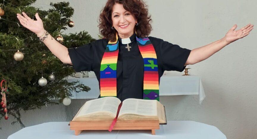 New Blue Ambassador: Veronica Flachier, The Blue Community Network is honored and delighted to welcome a new Ambassador to its ranks: Reverend Veronica Flachier