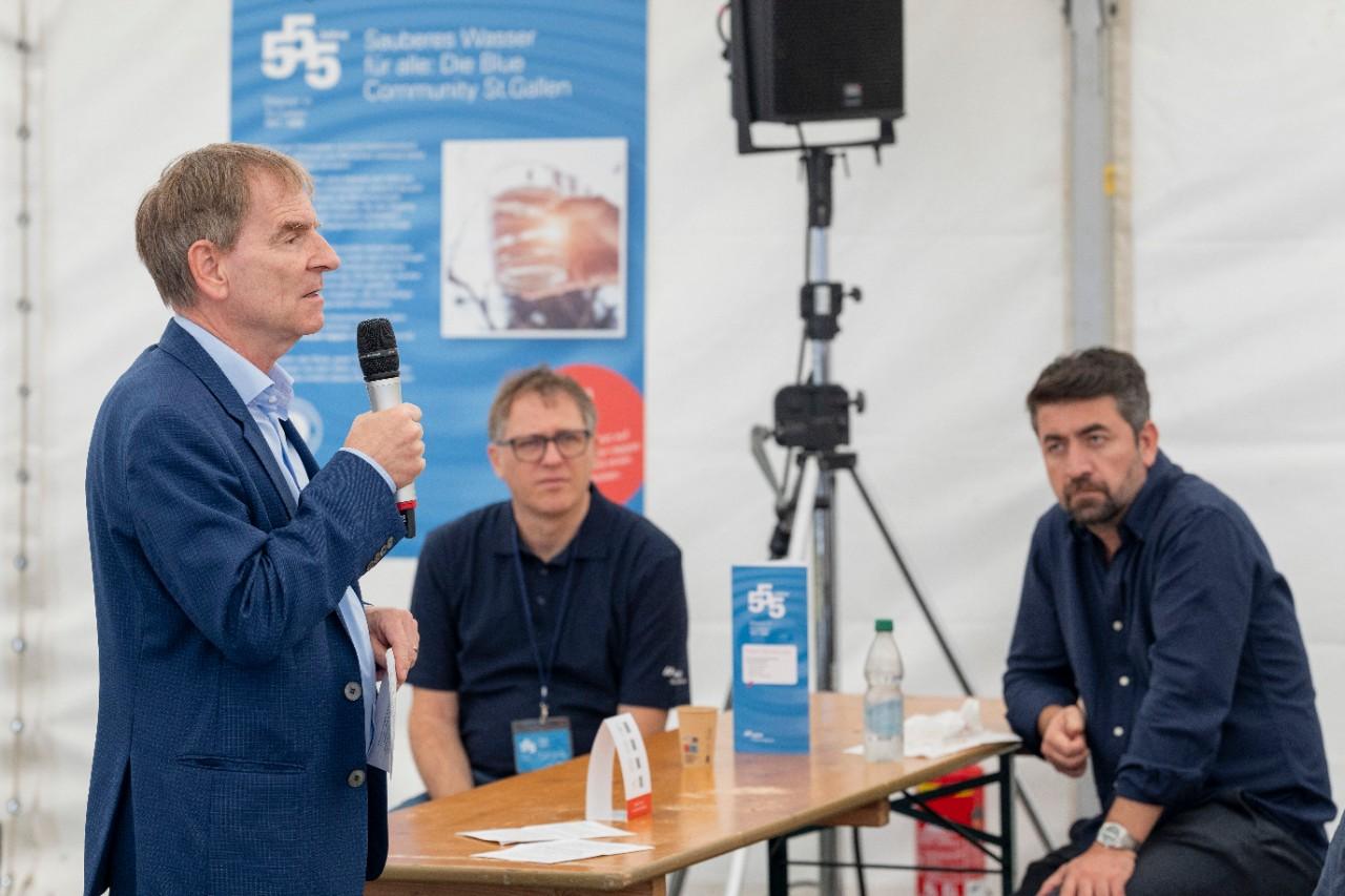 555 Years of Drinking Water Supply 555 Years of Drinking Water Supply, From the Swiss Blue Community / Blue City of St Gallen: 555 years of drinking water supply in St Gallen The city of St Gal
