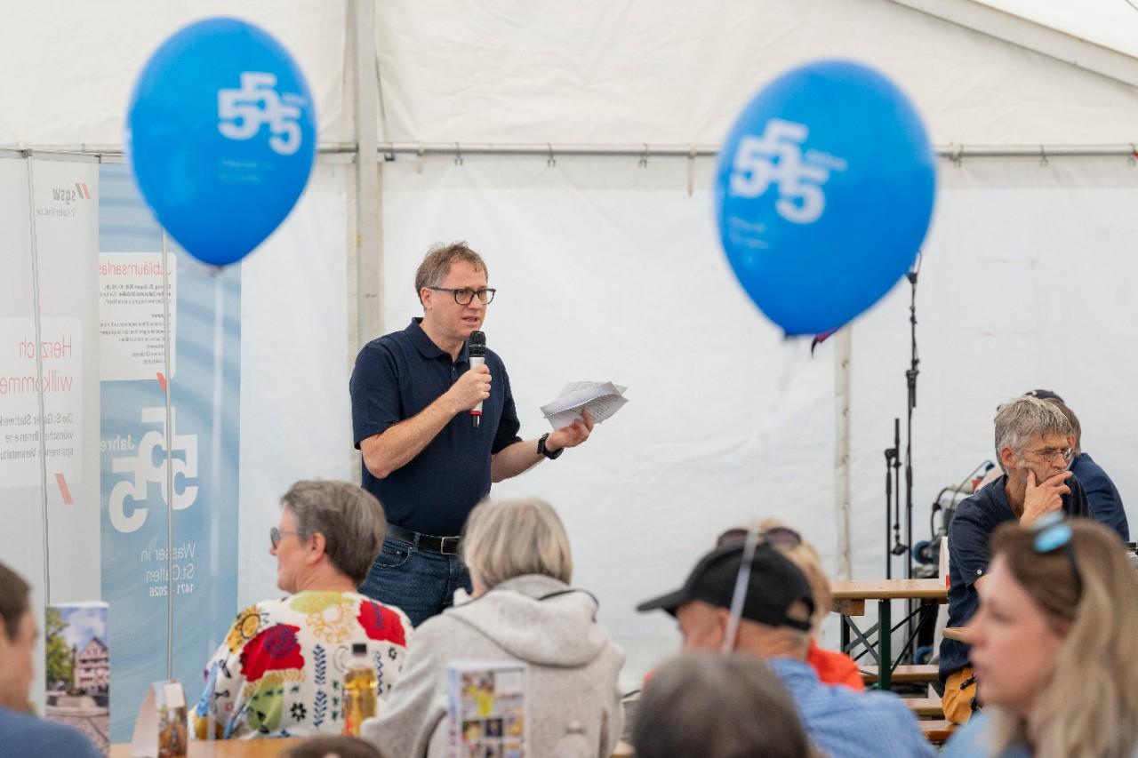 555 Years of Drinking Water Supply 555 Years of Drinking Water Supply, From the Swiss Blue Community / Blue City of St Gallen: 555 years of drinking water supply in St Gallen The city of St Gal